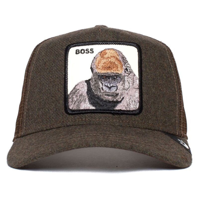Goorin Bros Boss Energy Unisex Trucker Caps Dark Green Goorin Bros Boss Energy Unisex Trucker Caps Dark Green