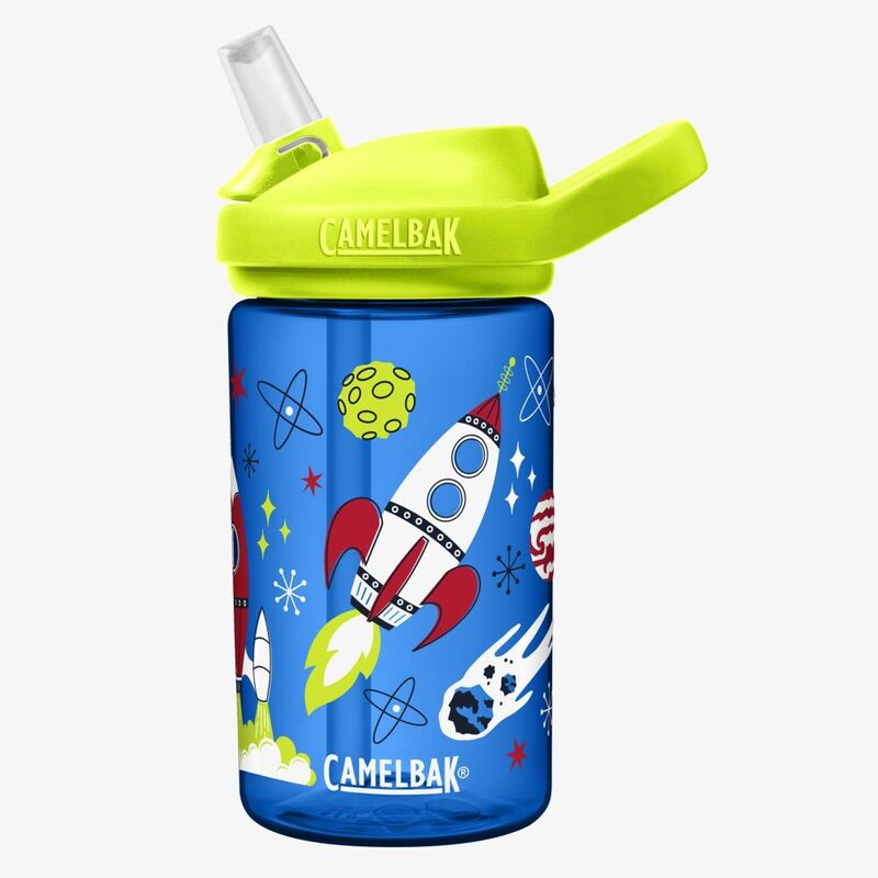 Camelbak Eddy+ Kids Water Bottle 415ml - Retro Rockets (Back To School) (Limited Edition)