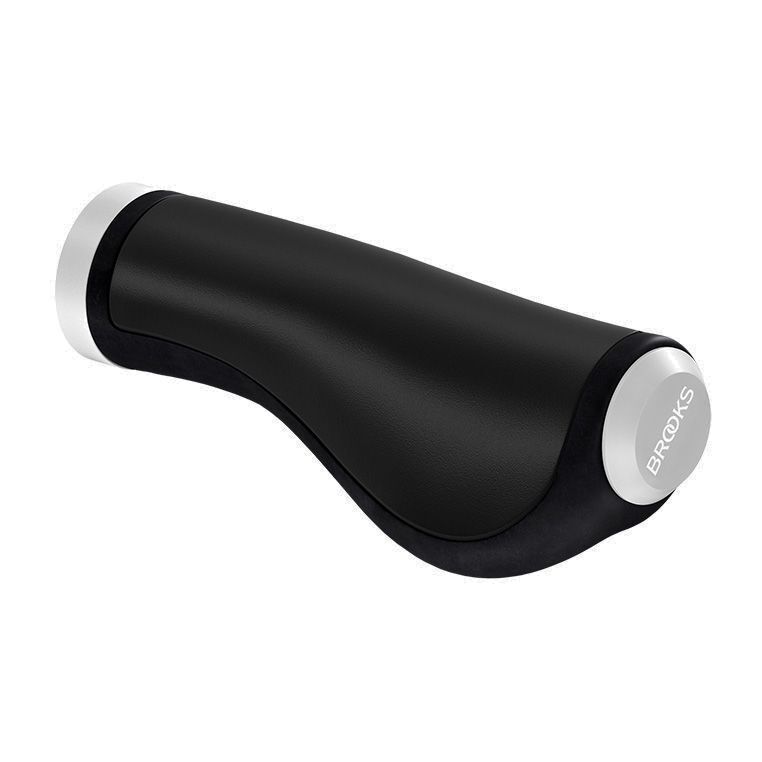 Brooks Ergonomic Leather Grips 130/130 Black