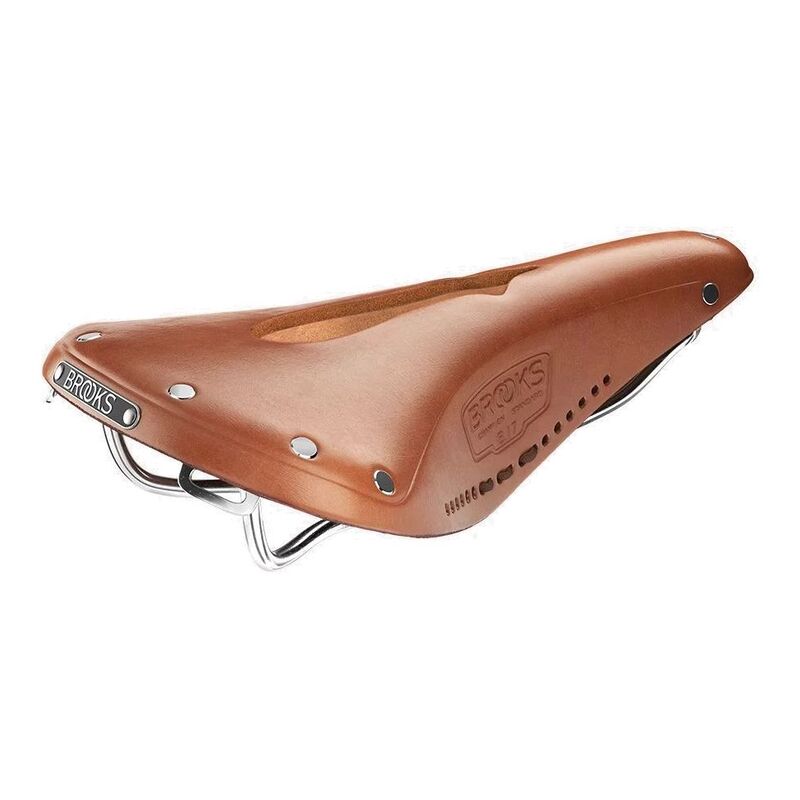 Brooks B17 Carved Saddle Honey