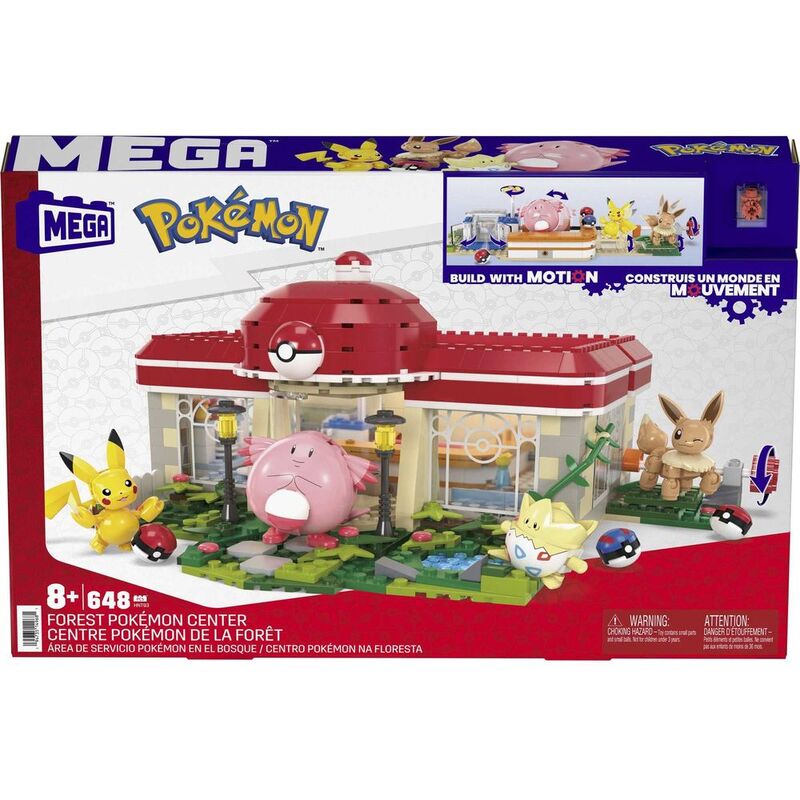 Mega Construx Pokemon Forest Pokemon Center Building Set HNT93