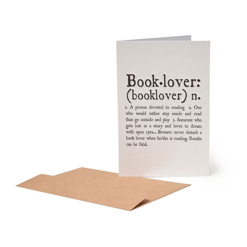 Legami Greeting Card - Large - Book Lover (11.5 x 17 cm) Legami Greeting Card - Large - Book Lover (11.5 x 17 cm)
