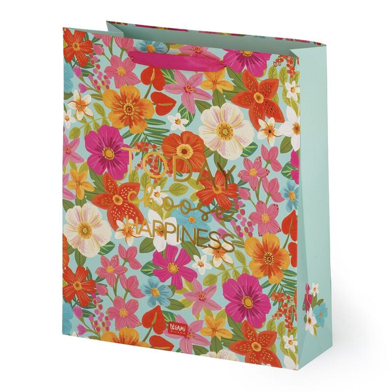 Legami Gift Bag - Large - Flowers