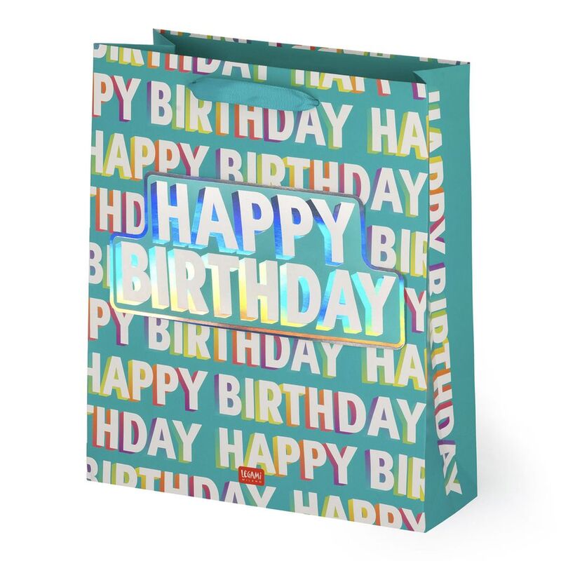 Legami Gift Bag - Large - Happy Birthday