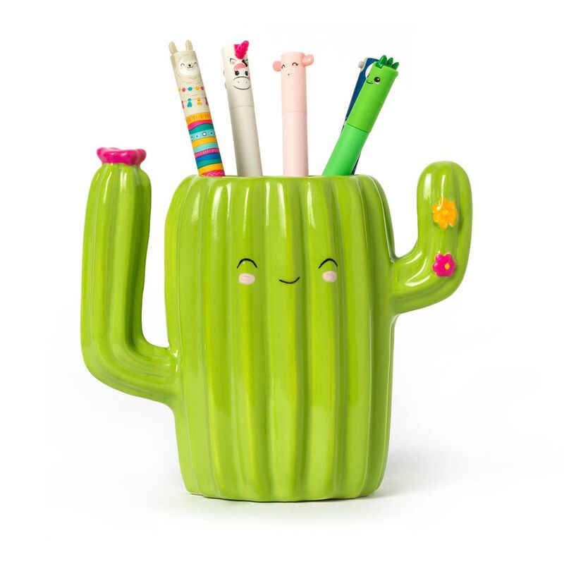 Legami Ceramic Pen Holder - Desk Friends - Cactus Legami Ceramic Pen Holder - Desk Friends - Cactus