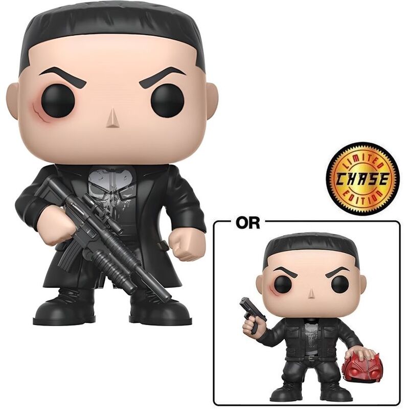 Funko Pop! Marvel Daredevil Tv Punisher 3.75-Inch Vinyl Figure (*With Chase)