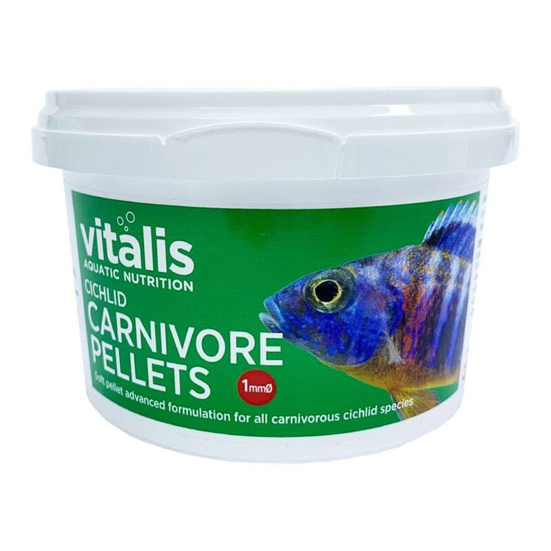 Vitalis Cichlid Carnivore Pellets (1mm) - 70g