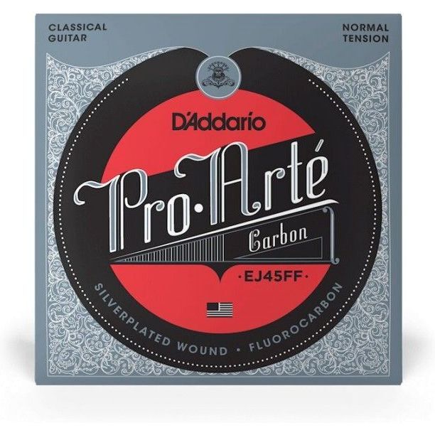 D'Addario EJ45FF Carbon Classical Guitar Strings - Normal Tension