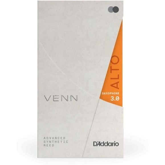 D'Addario VAS0130G2 VENN Generation 2 Alto Saxophone Reed - Strength 3 - Box of 1 Piece