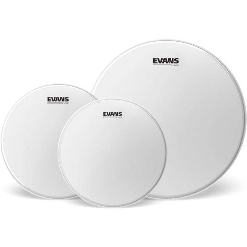 Evans UV2 Coated 3-piece Tom Pack - (10 / 12 / 14-inch)