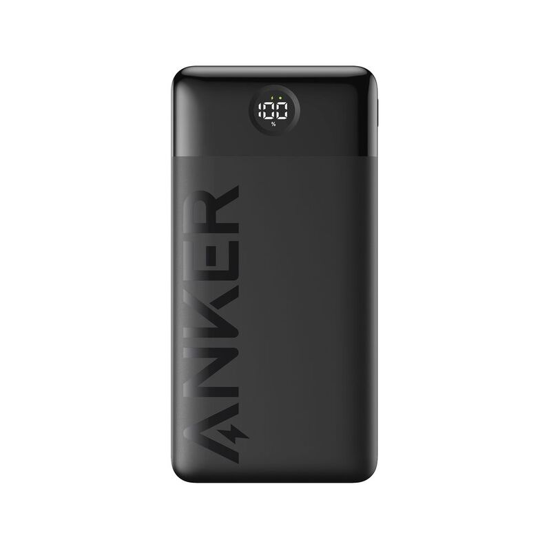 Anker 326 Power Bank 20000 Mah With Time Display - Black