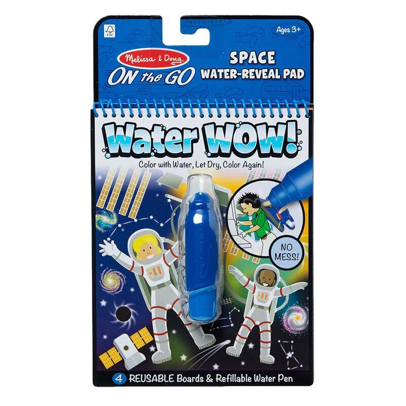 Melissa & Doug On The Go Water Wow Water-Reveal Pad - Space (4 Scenes) Melissa & Doug On The Go Water Wow Water-Reveal Pad - Space (4 Scenes)