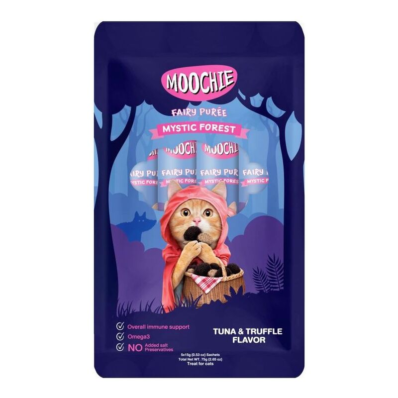 Moochie Mystic Forest Tuna & Truffle Flavor 15g Pouch Moochie Mystic Forest Tuna & Truffle Flavor 15g Pouch