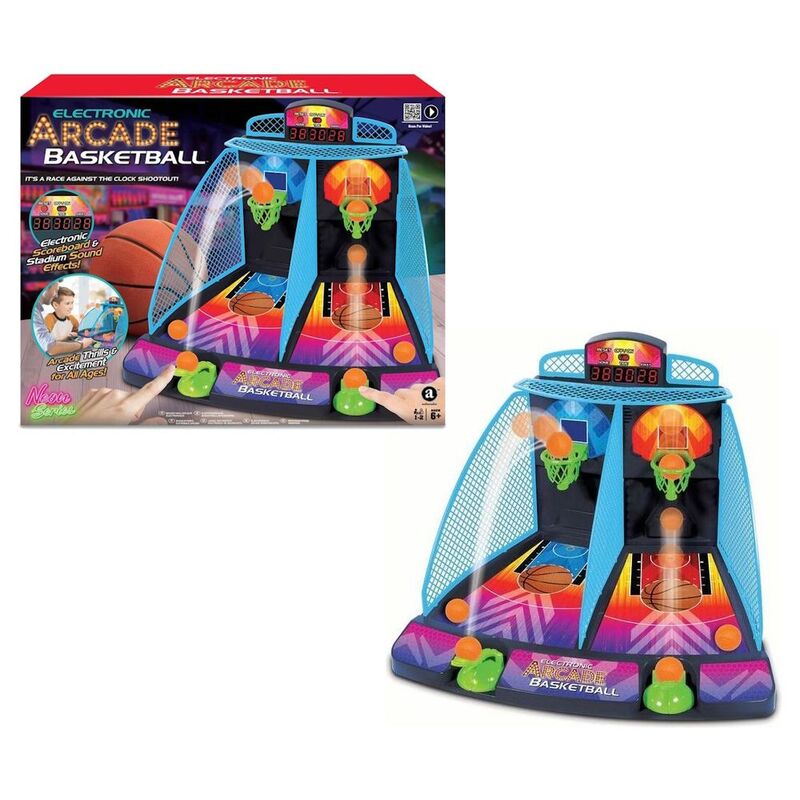 Merchant Ambassador Electronic Arcade Basketball 13 inch (Neon Series)