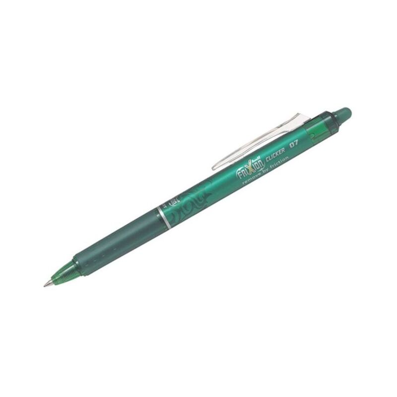 Pilot Frixion Clicker Roller Pen 0.7 - Green Pilot Frixion Clicker Roller Pen 0.7 - Green