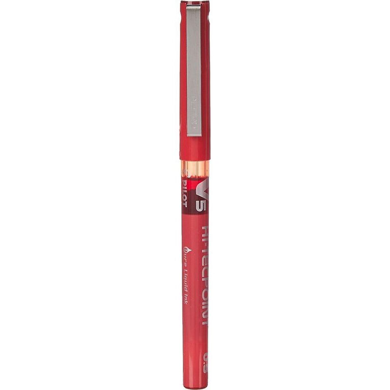 Pilot Hi-Techpen V5 Liquid Ink Rollerball Pen - Red