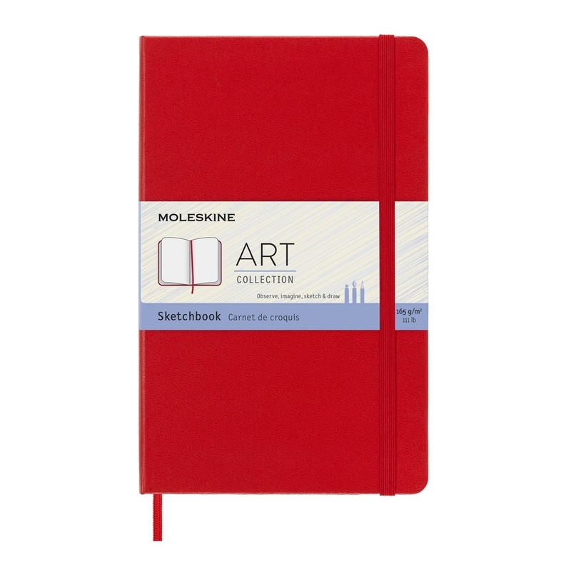 Moleskine Art Sketchbook Large Red F2
