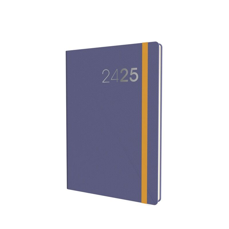 Collins Debden Legacy Academic July 2024 - July 25 A6 Week To View Mid Year Diary Planner School/ College/ University Term Journal - Purple - CL63M...