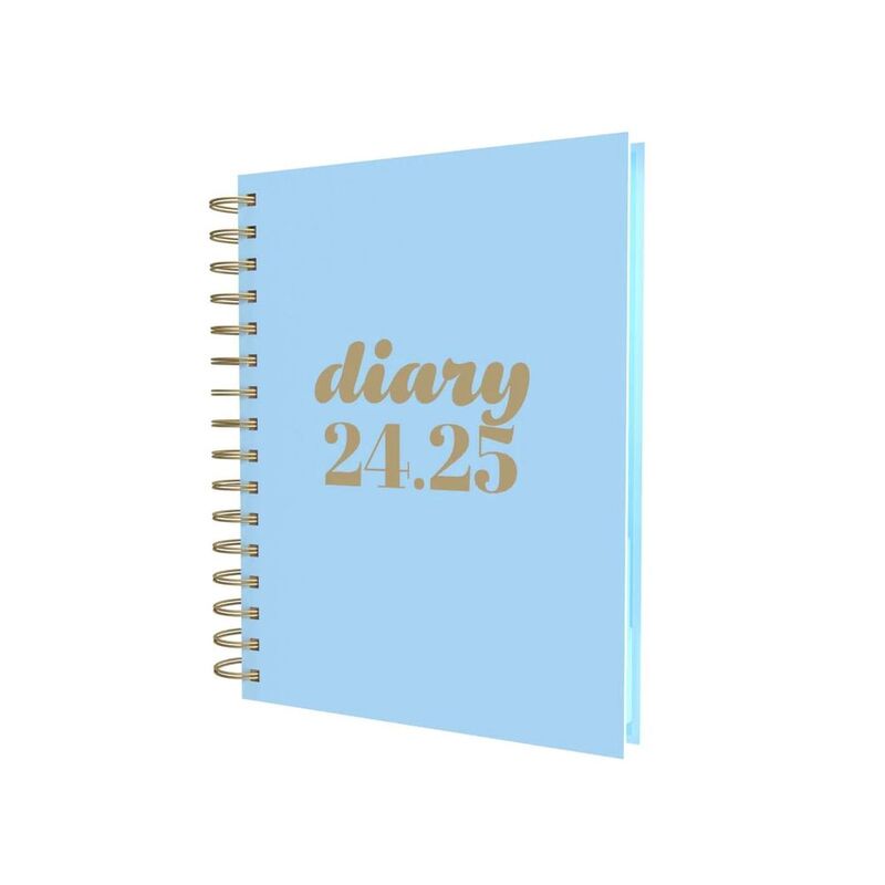 Collins Debden Scandi Academic Aug 2024 - Aug 2025 A5 Day To Page Mid Year Diary Planner School/ College/ University Term Journal - - Blue - PW51M....