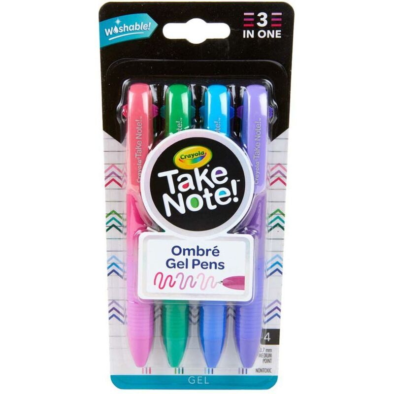 Crayola Ombre Gel Pens (4 Pack) Crayola Ombre Gel Pens (4 Pack)