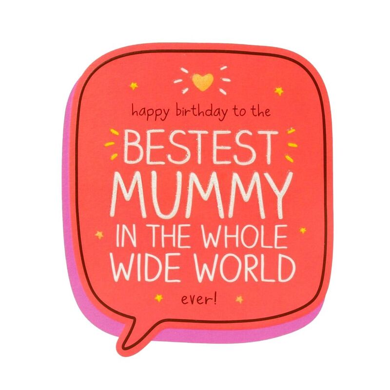 Happy Jackson Bestest Mummy Greeting Card Happy Jackson Bestest Mummy Greeting Card