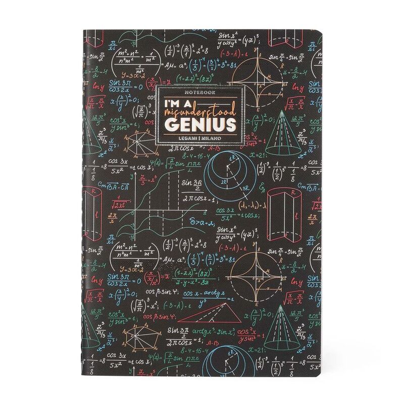 Legami Notebook - Quaderno - Medium Lined - Genius