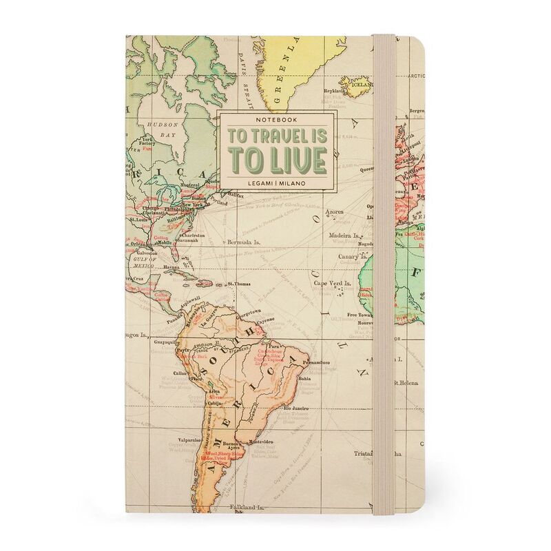 Legami Lined Notebook - Photo Notebook - Medium - Travel Legami Lined Notebook - Photo Notebook - Medium - Travel