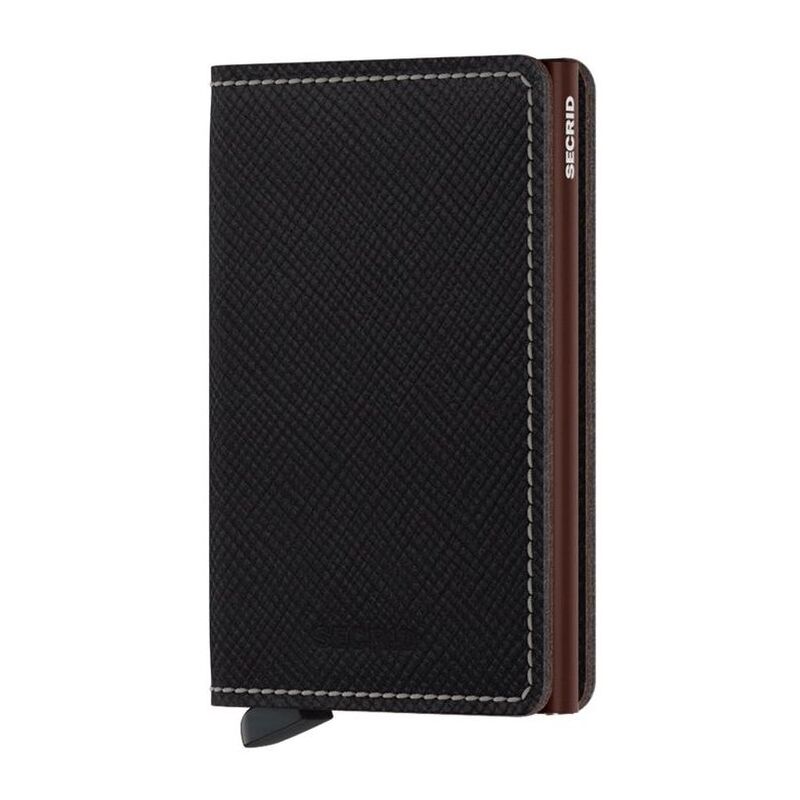 Secrid Slimwallet - Saffiano Leather - Brown