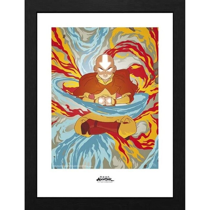 GB Eye Avatar Framed Collector's Print "Aang Avatar State" (30 x 40 cm)