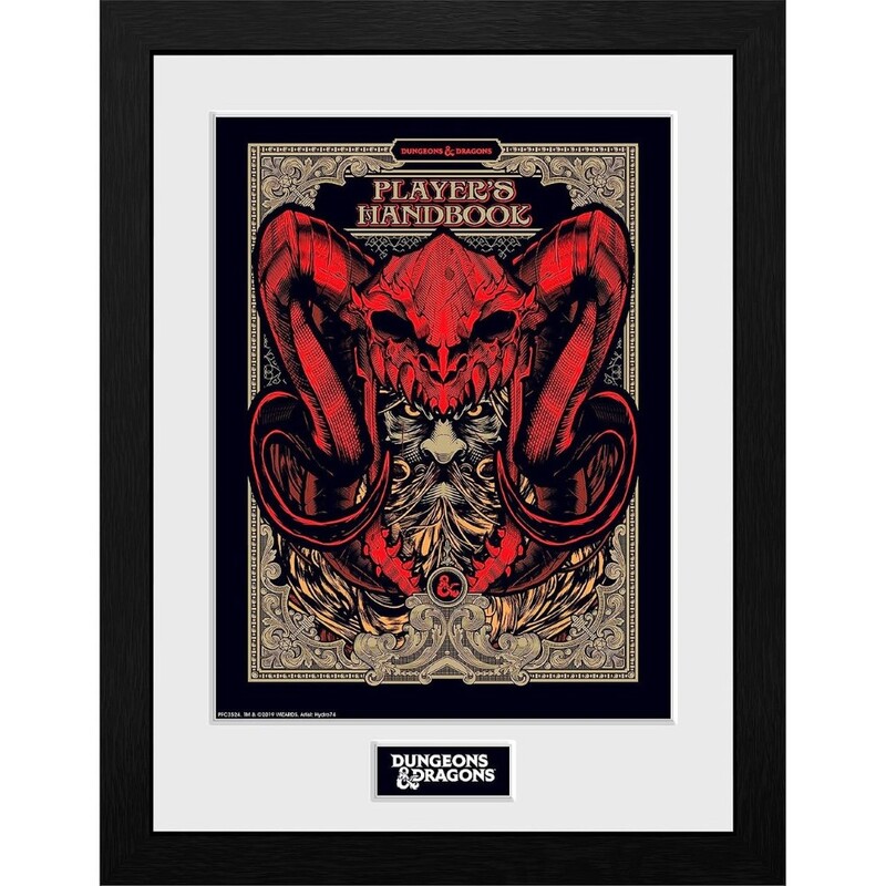 GB Eye Dungeons & Dragons Framed Collector's Print "Players Handbook" (30 x 40 cm)