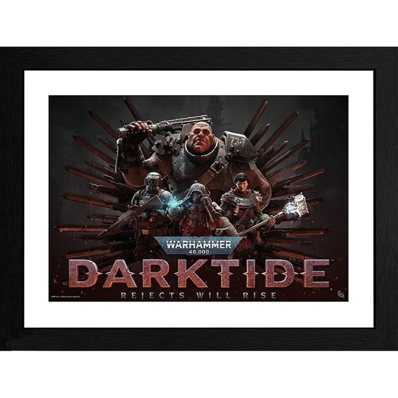 GB Eye Warhammer 40.000 Framed Collector's Print "Darktide" (30 x 40 cm)