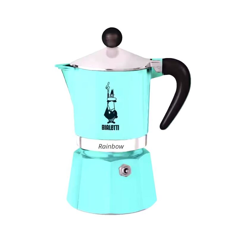 Bialetti Rainbow Espresso Maker 139ml - Light Blue (Makes 3 Cups)