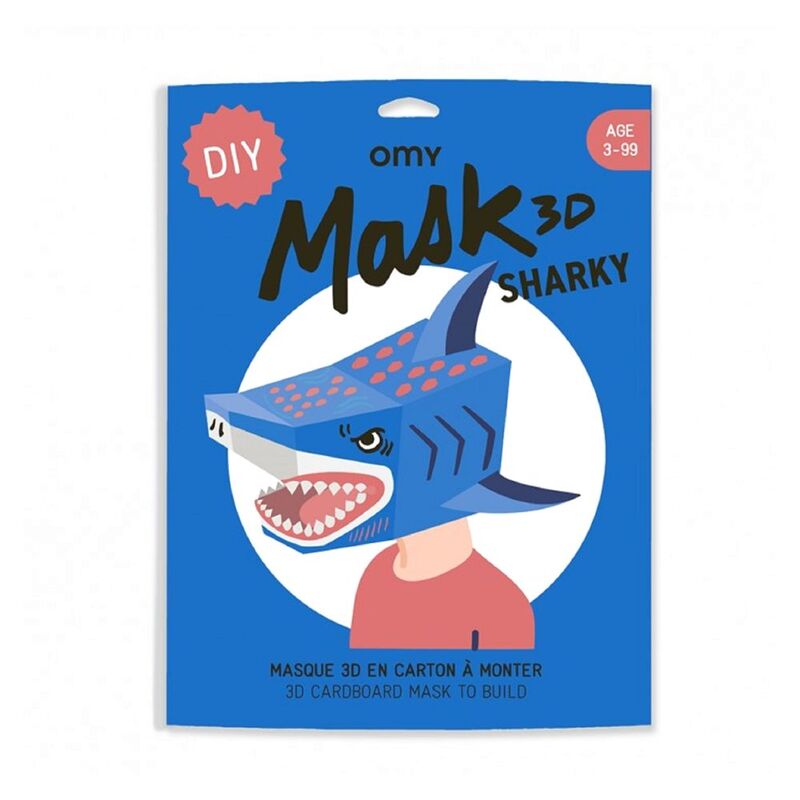 Omy 3D Mask Sharky Blue Omy 3D Mask Sharky Blue