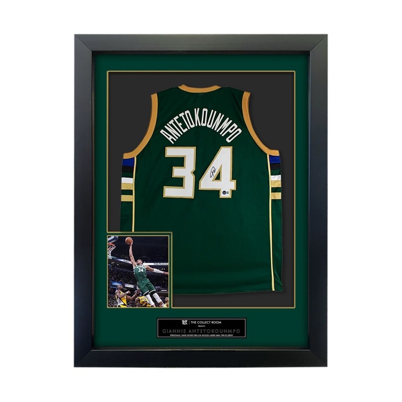 The Collect Room - Giannis Antetokounmpo Authentic Signed Green Jersey