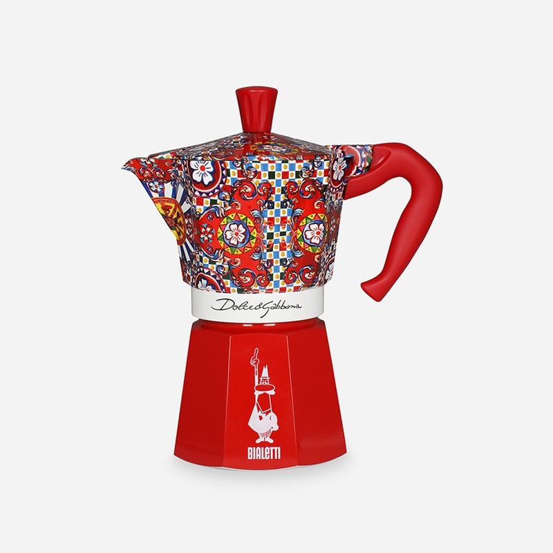 Bialetti D&G Moka Espresso Maker 250ml - Red (Makes 6 Cups)