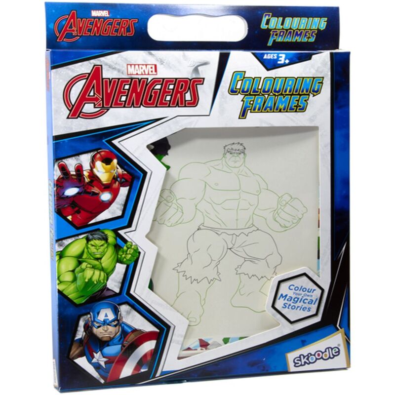 Skoodles Marvel Avengers Colouring Frames