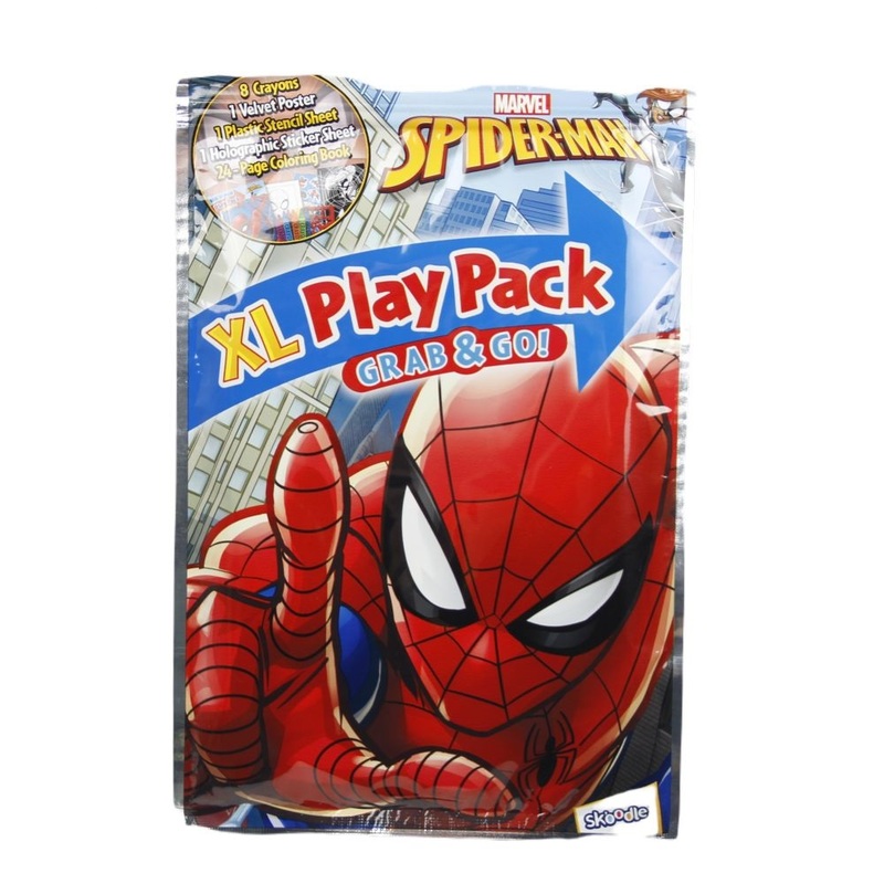 Skoodles Marvel Spider-Man Xl Play Pack Grab&Go