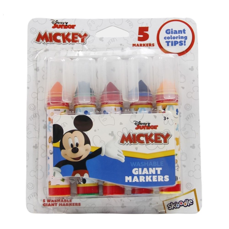 Skoodles Disney Micky Washable Giant Tip Markers Skoodles Disney Micky Washable Giant Tip Markers