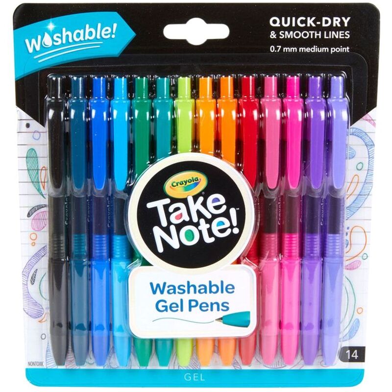 Crayola Take Note Gel Pens (Set of 14) Crayola Take Note Gel Pens (Set of 14)