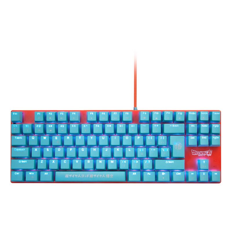 FR-TEC PC Dragon Ball Super RGB Mechanical Keyboard Goku - Blue Switches (US English)