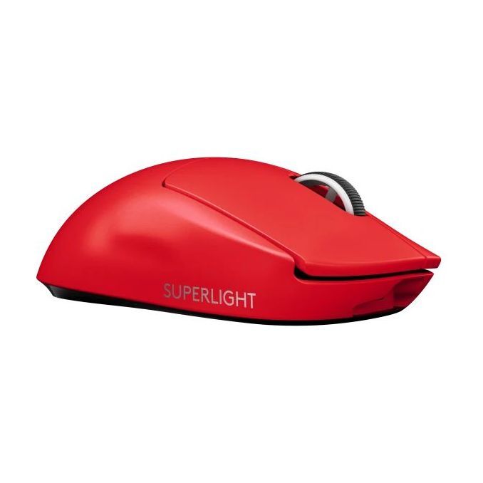 Logitech G 910-006785 Pro X Superlight Wireless Gaming Mouse- Red
