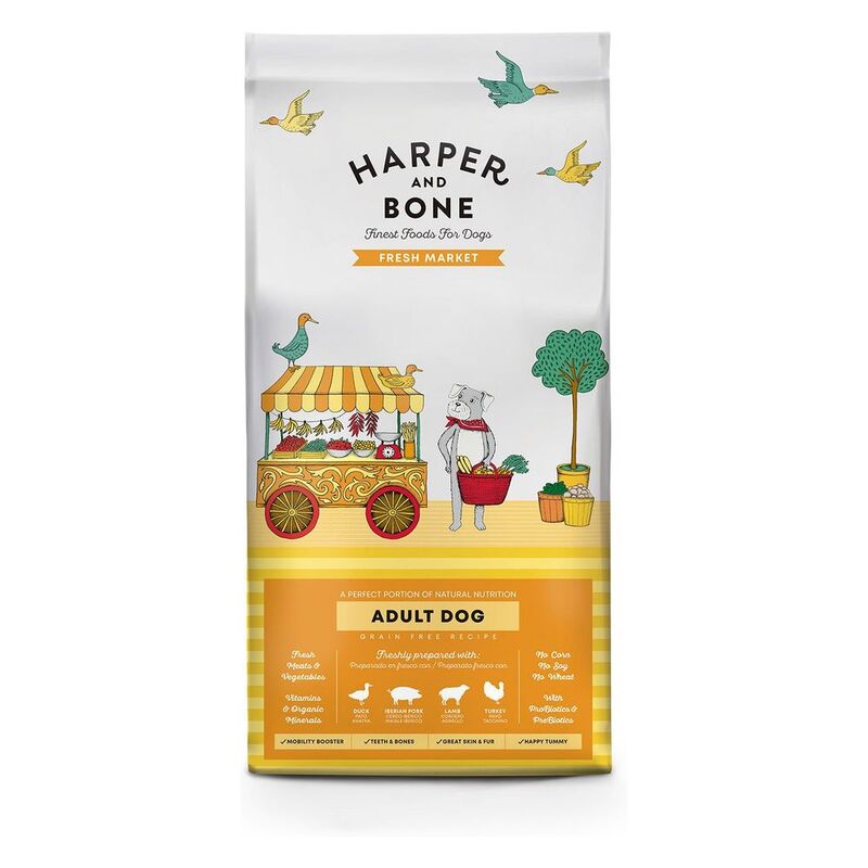 Harper & Bone Grain Free Adult Dog Medium/Large Fresh Market 12kg Harper & Bone Grain Free Adult Dog Medium/Large Fresh Market 12kg