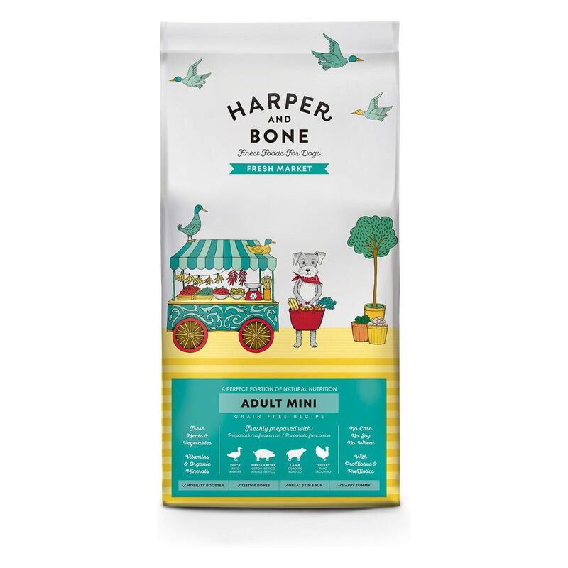 Harper & Bone Grain Free Adult Dog Mini Fresh Market 10kg Harper & Bone Grain Free Adult Dog Mini Fresh Market 10kg