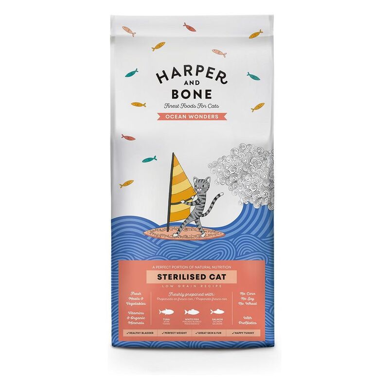 Harper & Bone Cat Sterilised Ocean Wonders 2kg Harper & Bone Cat Sterilised Ocean Wonders 2kg