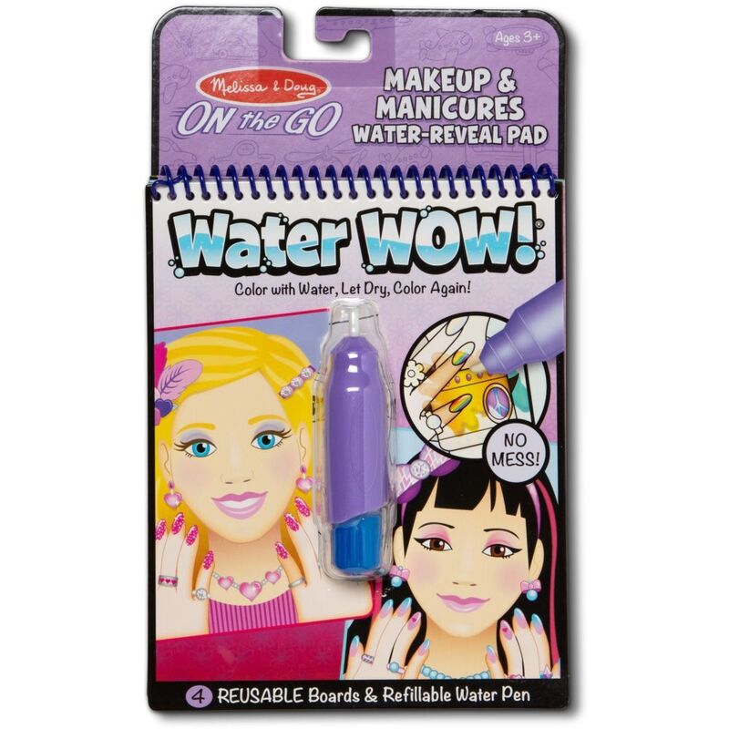 Melissa & Doug On The Go Water Wow Water-Reveal Pad - Makeup & Manicures (4 Scenes) Melissa & Doug On The Go Water Wow Water-Reveal Pad - Makeup & Manicures (4 Scenes)