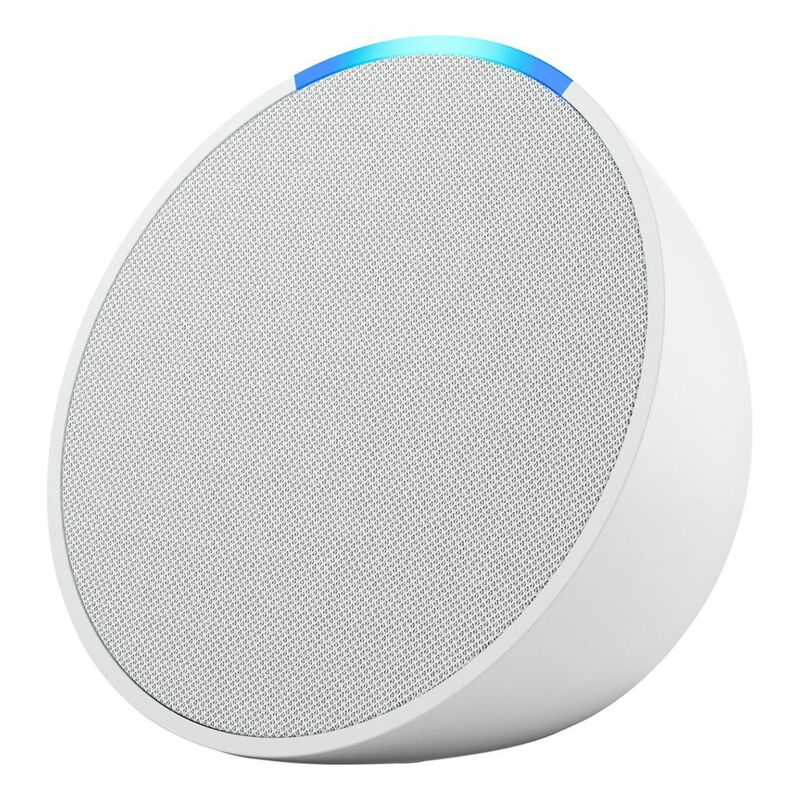 Amazon Echo Pop Smart speaker with Alexa - Glacier White Amazon Echo Pop Smart speaker with Alexa - Glacier White