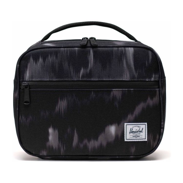 Herschel Pop Quiz Lunch Box - Blurred Ikat Black