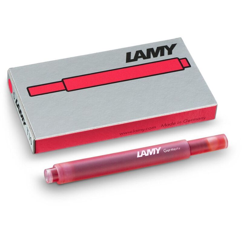 Lamy Box Ink Cartridges T10 Neon Coral Inks Refill