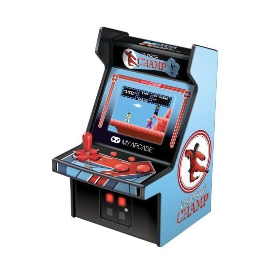 My Arcade Collectible Retro Karate Champ Micro Player Blue/Black (6.75-inch)