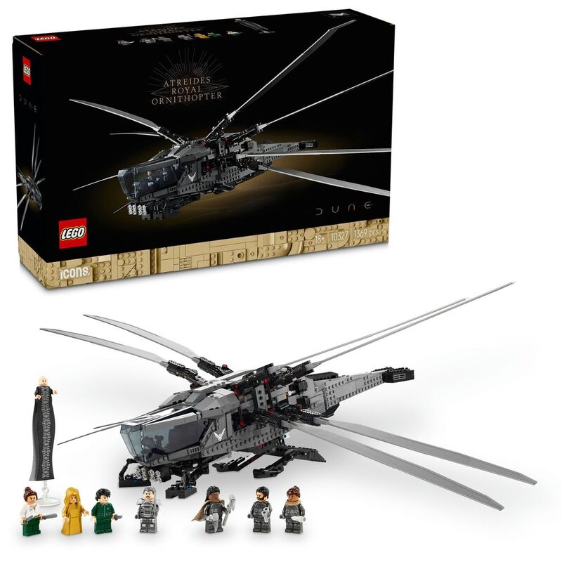 LEGO Icons Dune Atreides Royal Ornithopter 10327 (1369 Pieces) LEGO Icons Dune Atreides Royal Ornithopter 10327 (1369 Pieces)